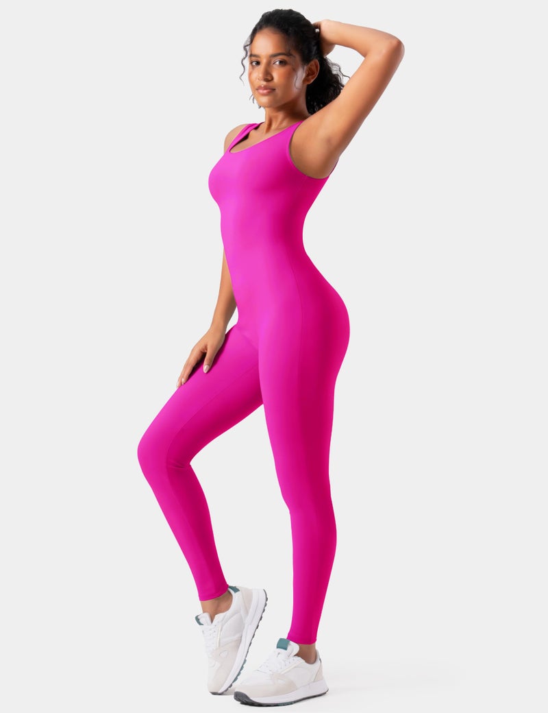 Speerise Women Rompers Jumpsuits Leotards Bodysuit One Piece Tank Top Outfit â€“ Tummy Control Workout Jumpers Body Suits Festival to fitnessâ€”this sculpting romper keeps you cute, comfy, and performance-ready - Image 2